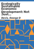 Ecologically_sustainable_economic_development