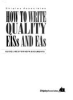 How_to_write_quality_EISs_and_EAs