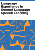 Language_experience_in_second_language_speech_learning