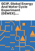 GCIP__global_energy_and_water_cycle_experiment__GEWEX___continental-scale_international_project