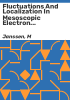 Fluctuations_and_localization_in_mesoscopic_electron_systems