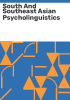 South_and_Southeast_Asian_psycholinguistics