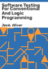 Software_testing_for_conventional_and_logic_programming
