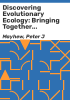 Discovering_evolutionary_ecology