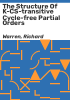 The_structure_of_k-CS-transitive_cycle-free_partial_orders