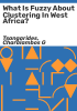 What_is_fuzzy_about_clustering_in_West_Africa_