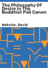 The_philosophy_of_desire_in_the_Buddhist_Pali_canon