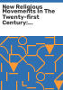 New_religious_movements_in_the_twenty-first_century