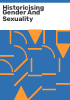 Historicising_gender_and_sexuality