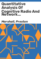 Quantitative_analysis_of_cognitive_radio_and_network_performance