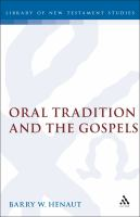 Oral_tradition_and_the_Gospels