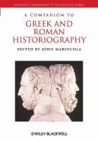 A_companion_to_Greek_and_Roman_historiography