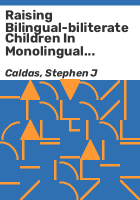 Raising_bilingual-biliterate_children_in_monolingual_cultures