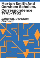 Morton_Smith_and_Gershom_Scholem__correspondence_1945-1982