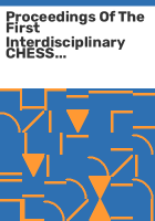 Proceedings_of_the_First_Interdisciplinary_CHESS_Interactions_Conference