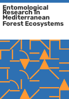 Entomological_research_in_Mediterranean_forest_ecosystems