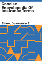 Concise_encyclopedia_of_insurance_terms