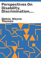 Perspectives_on_disability__discrimination__accommodations__and_law