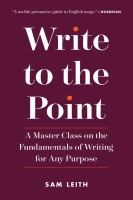 Write_to_the_point