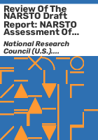 Review_of_the_NARSTO_draft_report