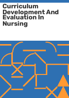 Curriculum_development_and_evaluation_in_nursing