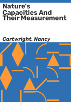 Nature_s_capacities_and_their_measurement