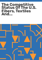 The_competitive_status_of_the_U_S__fibers__textiles_and_apparel_complex