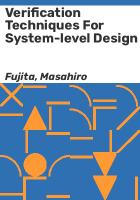 Verification_techniques_for_system-level_design