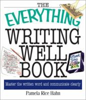 The_everything_writing_well_book