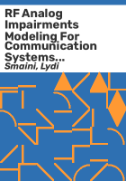 RF_analog_impairments_modeling_for_communication_systems_simulation