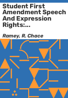 Student_First_Amendment_speech_and_expression_rights