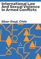 International_law_and_sexual_violence_in_armed_conflicts
