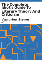 The_complete_idiot_s_guide_to_literary_theory_and_criticism