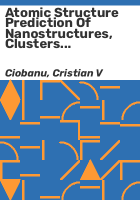 Atomic_structure_prediction_of_nanostructures__clusters_and_surfaces