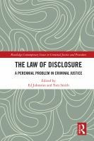 The_law_of_disclosure