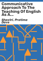 Communicative_approach_to_the_teaching_of_English_as_a_second_language