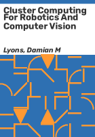 Cluster_computing_for_robotics_and_computer_vision