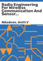 Radio_engineering_for_wireless_communication_and_sensor_applications
