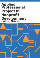 Applied_professional_project_in_nonprofit_development