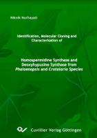 Identification__molecular_cloning_and_characterisation_of_homospermidine_synthase_and_deoxyhypusine_synthase_from_phalaenopsis_and_crotalaria_species