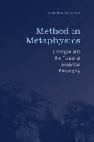 Method_in_metaphysics