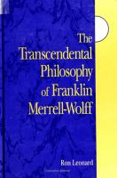 The_transcendental_philosophy_of_Franklin_Merrell-Wolff