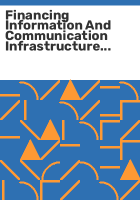 Financing_information_and_communication_infrastructure_needs_in_the_developing_world