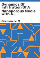 Dynamics_of_infiltration_of_a_nanoporous_media_with_a_nonwetting_liquid