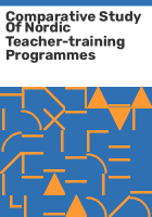 Comparative_study_of_Nordic_teacher-training_programmes