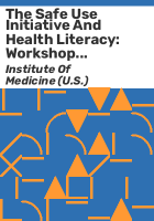 The_Safe_Use_Initiative_and_health_literacy
