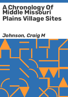 A_chronology_of_middle_Missouri_Plains_village_sites