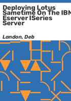 Deploying_Lotus_Sametime_on_the_IBM_eserver_iSeries_server
