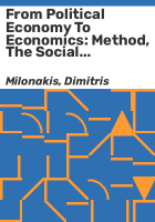 From_political_economy_to_economics