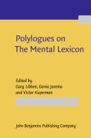 Polylogues_on_the_mental_lexicon